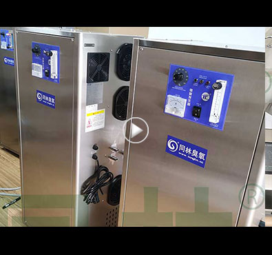 實驗用一體式臭氧發生器測試現場 